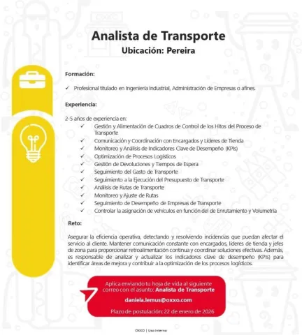 analista de transporte