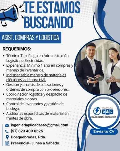 asistente de compras y logistica