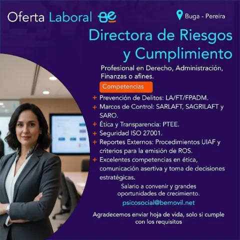 directora riesgos y cumplimiento