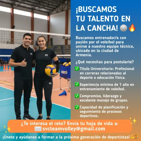 entrenador voleibol