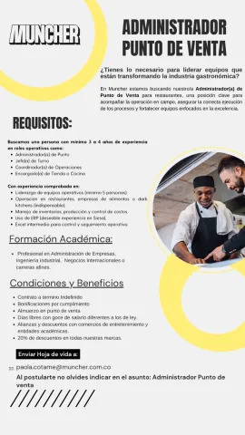 administrador punto de venta