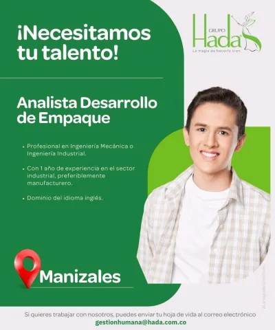 analista desarrollo empaques