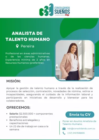 analista talento humano
