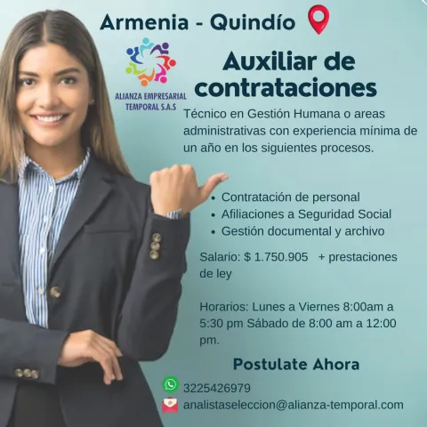 auxiliar de contrataciones