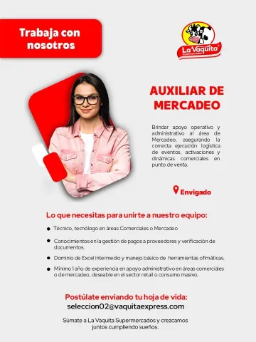 auxiliar de mercadeo