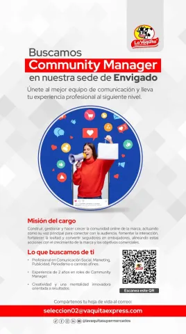 community manager la vaquita
