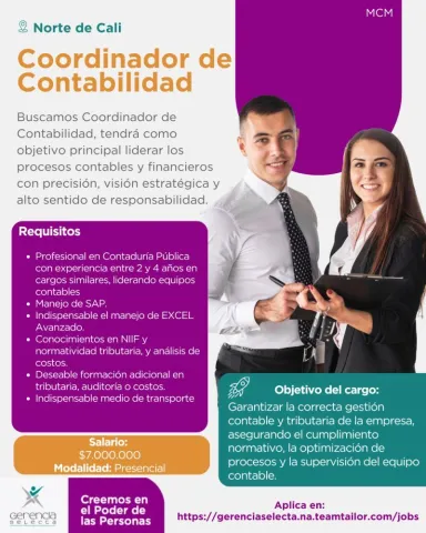coordinador contabilidad