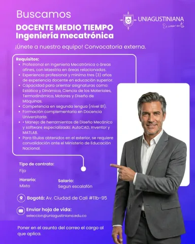 docente ingenieria mecatrónica