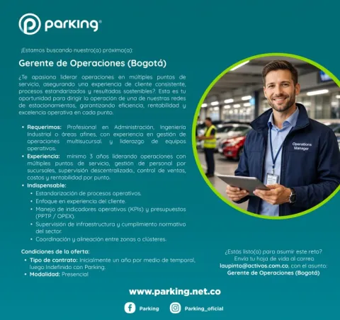 gerente de operaciones