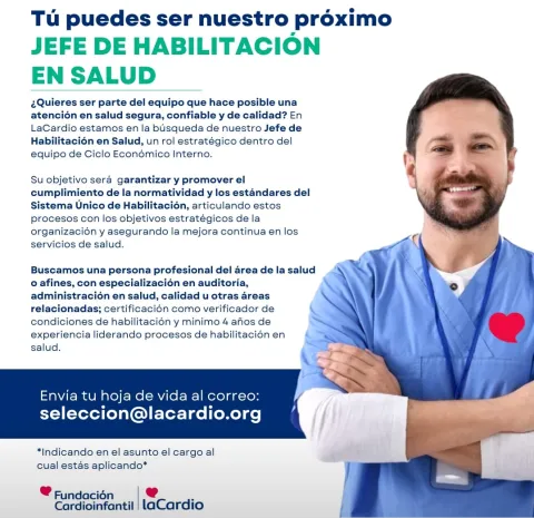 jefe de habilitación en salud