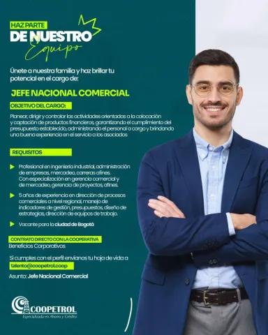 jefe nacional comercial