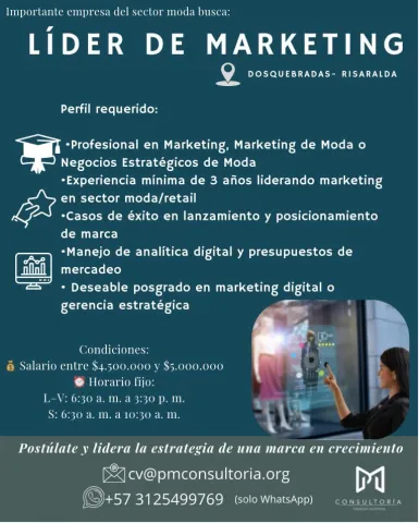 lider de marketing moda