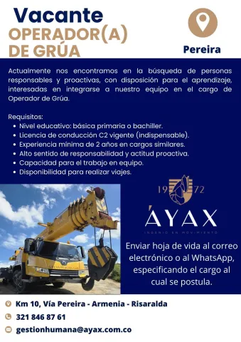 operador grua