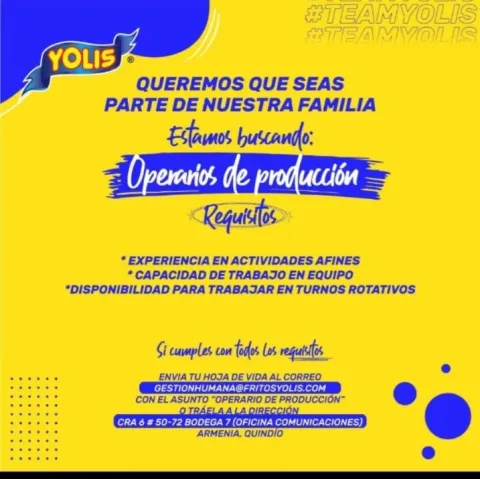 operarios de produccion