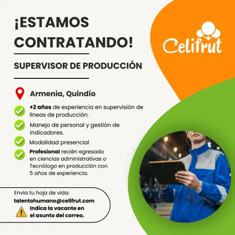 supervisor de produccion