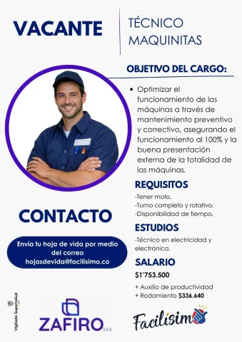 técnico maquinitas