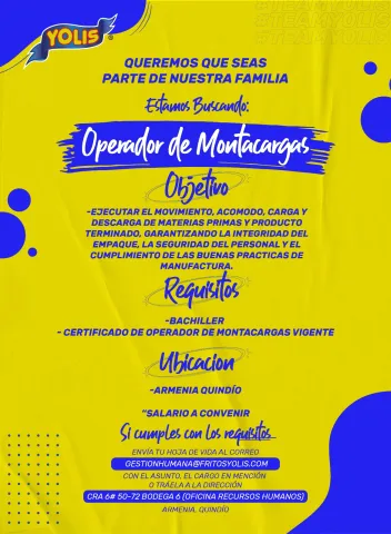 operador de montacargas