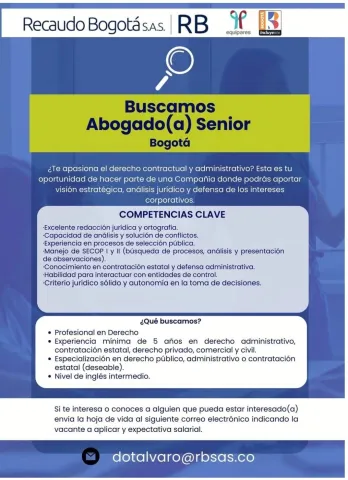 abogado senior bogotá
