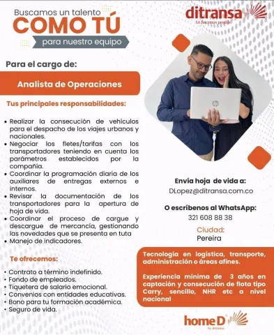 analista de operaciones