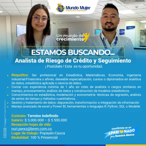 analista de riesgos de crédito