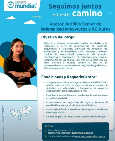 asesor jurídico senio