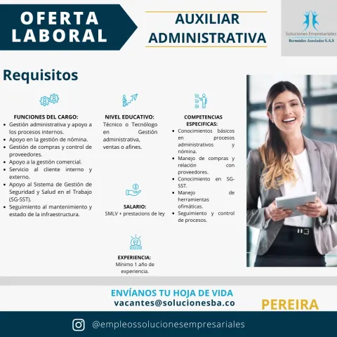 auxiliar administrativa