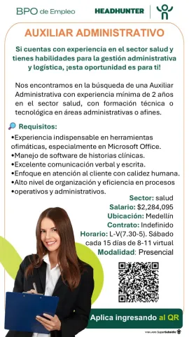 auxiliar administrativo