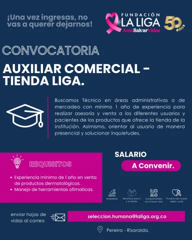 auxiliar comercial