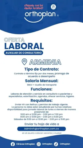 auxiliar de consultorio