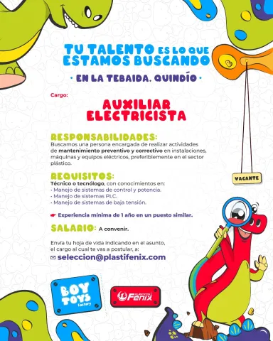 auxiliar electricista