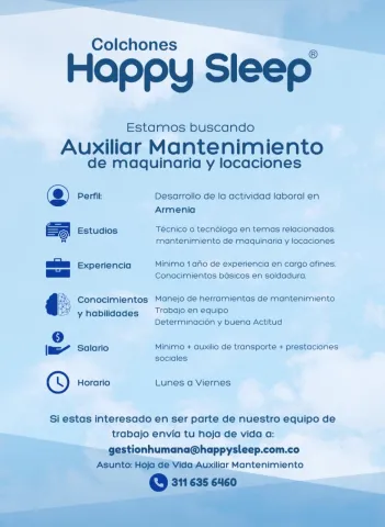 auxiliar de mantenimiento