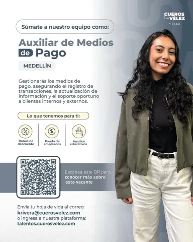 auxiliar de medio de pagos