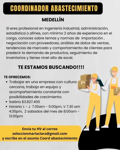 coordinador abastecimiento