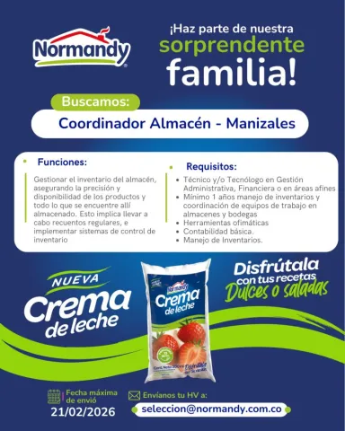 coordinador almacén