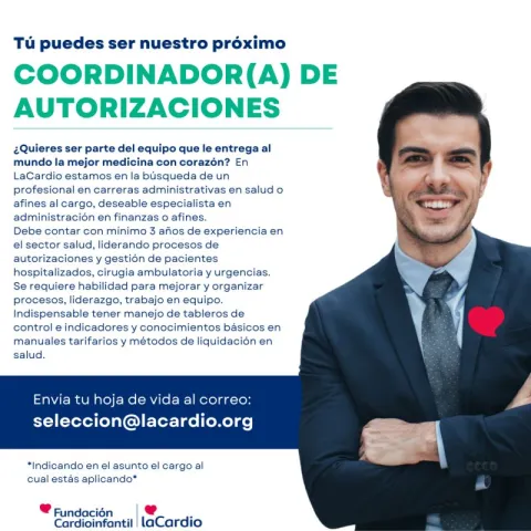 coordinador de autorizaciones