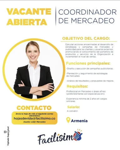 coordinador de mercadeo