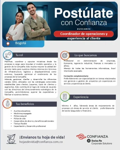 coordinador de operaciones