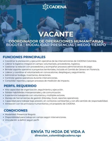 coordinador de operaciones humanitarias