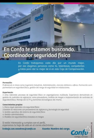 coordinador seguridad fisica
