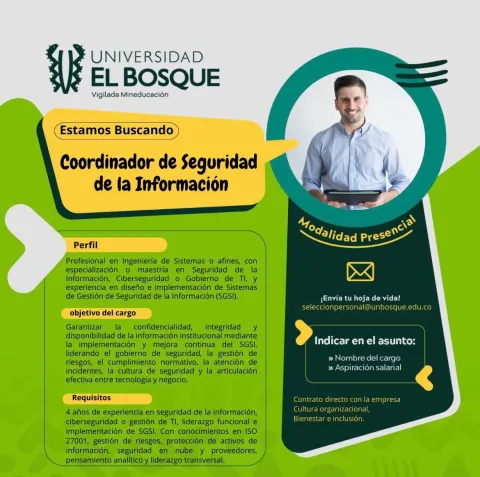 coordinador seguridad información
