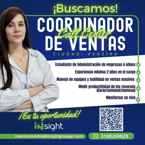 coordinador de ventas
