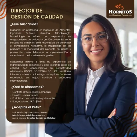director de gestión de calidad
