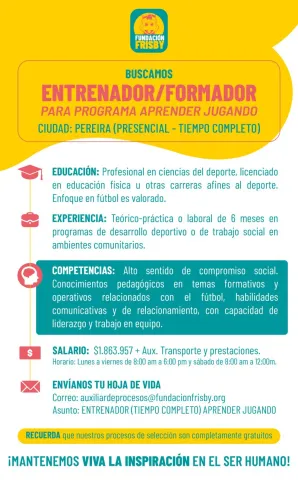 entrenador tiempo completo