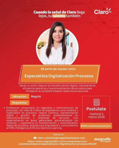 especialista digitalización