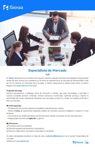 especialista de mercado