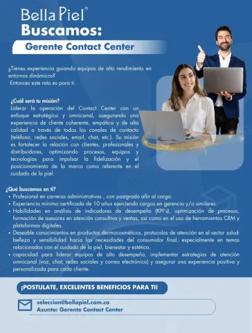 gerente de contact center