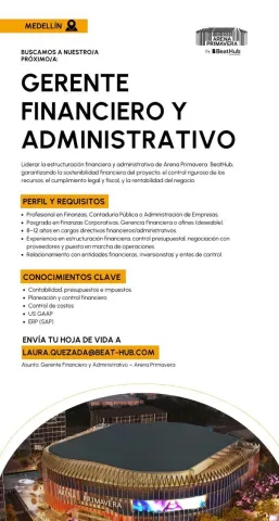 gerente financiero y administrativo