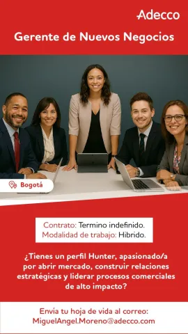 gerente de nuevos negocios