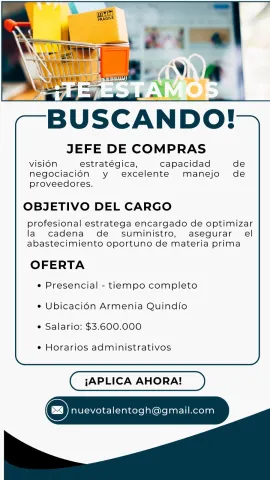 jefe de compras armenia