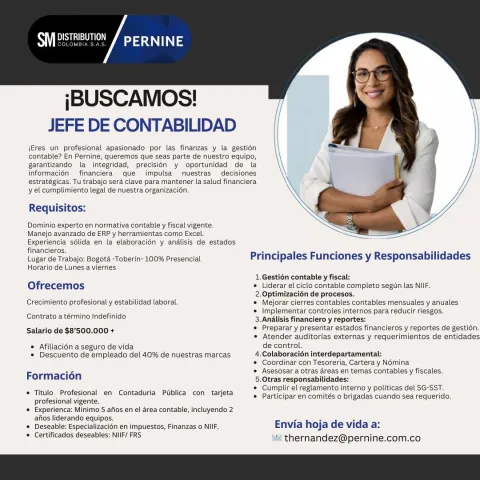 jefe de contabilidad